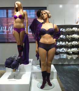 Image of mannequins with normal body shape